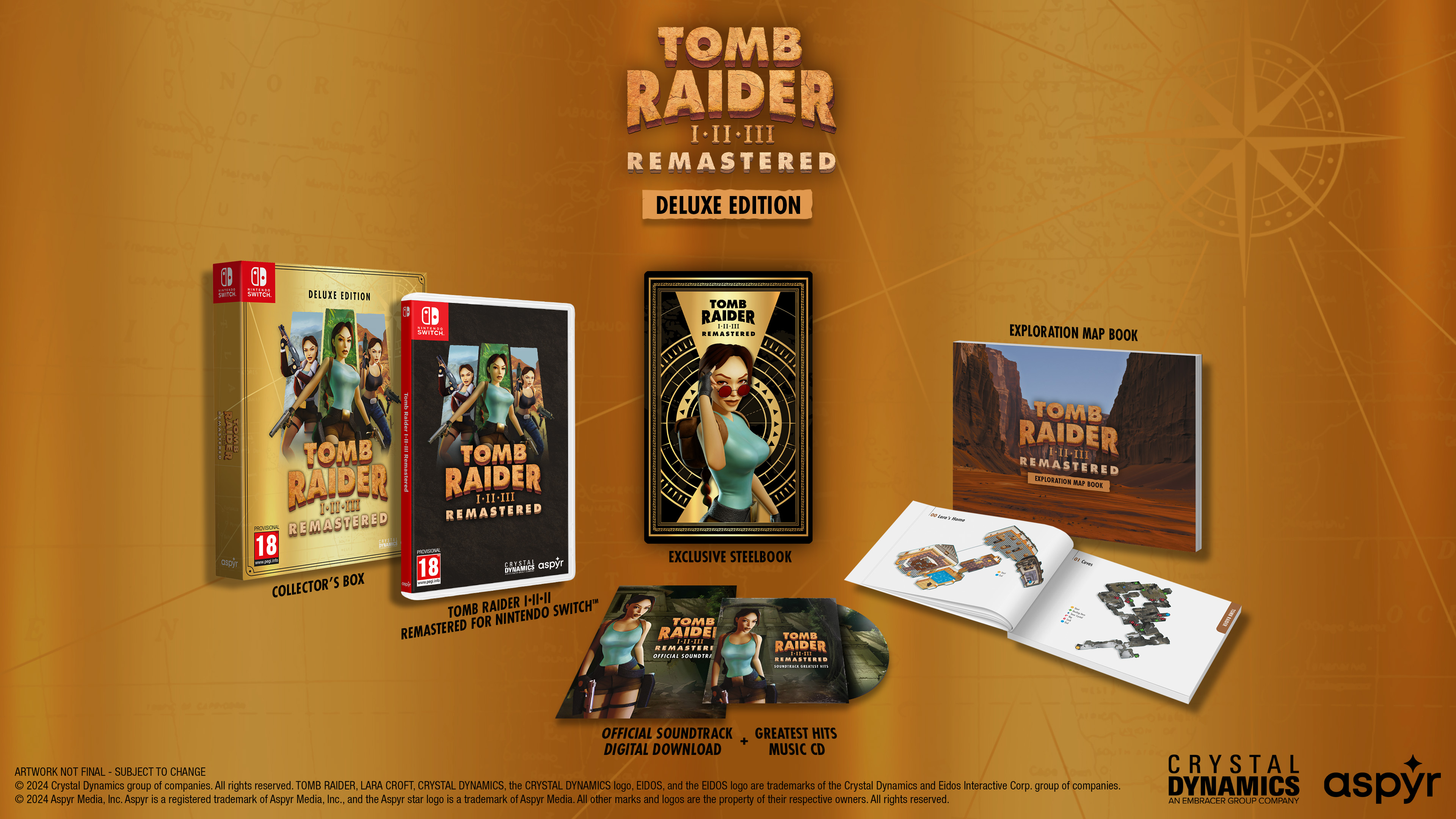 Tomb Raider I-III Remastered Starring Lara Croft: Deluxe Edition